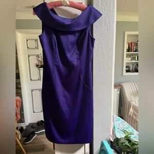 London Times Purple Dress Size 8.